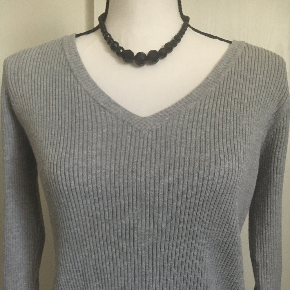 Polo Jeans Company Grey Ribbed Sweater